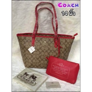 กระเป๋าCoach 14" 🌟แถมใบลูก