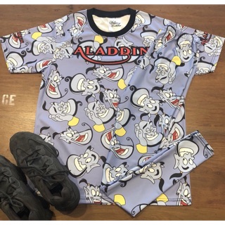 ชุดเซท เสื้อ &amp; กางเกงเลคกิ้ง ลายยักษ์จินนี่
