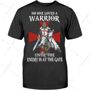 ขายดี!พร้อมส่ง เสื้อยืดแขนสั้น ผ้าฝ้าย 100% พิมพ์ลาย Warrior Of God Crusader Until The Enemy หลากสี แฟชั่นฤดูร้อน สําหรั