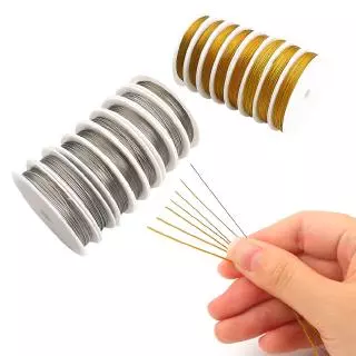 0.3/0.38/0.45/0.5/0.6/0.7/0.8/1mm Resistant Strong Line Stainless Steel Wire Tiger Tail Beading Wire For Jewelry Making Findings