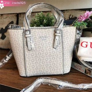 GUESS Factory Womens Diem Logo-Print  Mini Tote Bag ของแท้ ราคาถูก