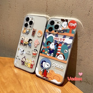 เคสโทรศัพท์มือถือแบบนิ่ม ใส ลายการ์ตูนสุนัขสนูปปี้น่ารัก สําหรับ Vivo V23E V23 V20 V15 S1 Pro 5G V21 4G V20 V17 India Y73S 5G IQOO 8 7 5 Z1X Neo 5 Z3