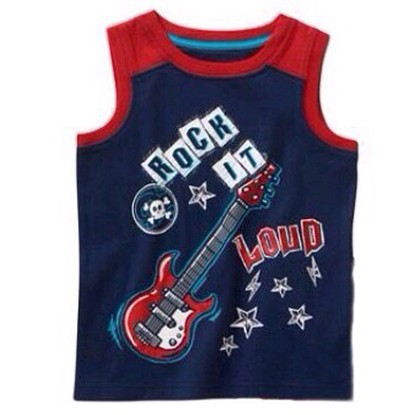 เสื้อกล้าม Healthtex สําหรับเด็กผู้ชาย 1-3T AT346