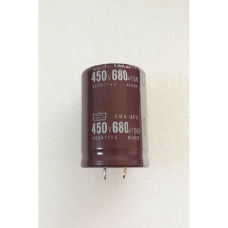 คาปาซิเตอร์ 680uf450V capacitor สำหรับงานinvertor,convertor,เครื่องเชื่อมไฟฟ้า