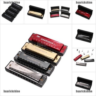 เครื่องดนตรี harmonica 10 รู