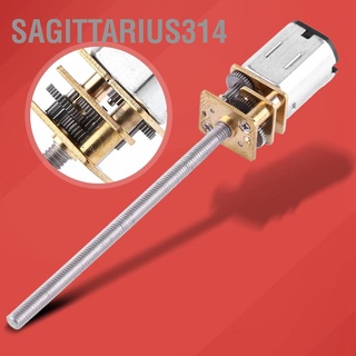 Sagittarius314 มอเตอร์เกียร์ Dc 6V พร้อมสกรูยาว M3*55 มม. เพลาเอาท์พุต 30Rpm~500Rpm