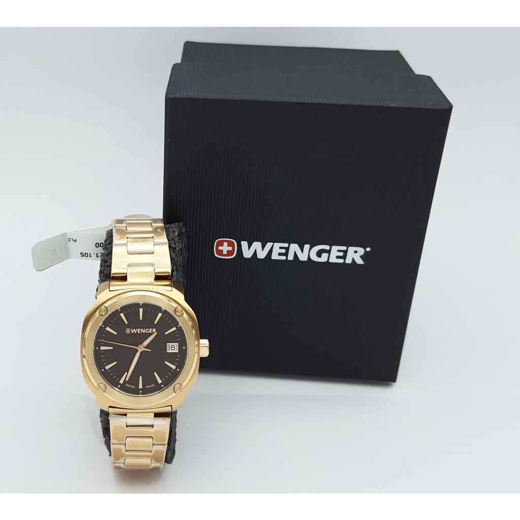 นาฬิกา WENGER WOMEN'S 01.1121.105 34 MM QUARTZ พร้อมกล่อง (ใหม่)