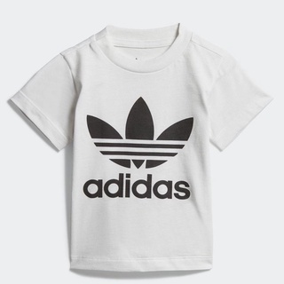 adidas🍃 ORIGINALS เสื้อยืด Trefoil เด็กเล็ก ของแท้ 100%