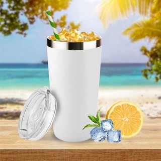 20oz tumbler Stainless steel แก้วน้ำสแตนเลสเก็บอุหภูมิ แก้วน้ำดีไซด์ใหม่ รูปทรงทันสมัยไม่เหมือนใคร เรียบหรูสวยงามทันสมัย