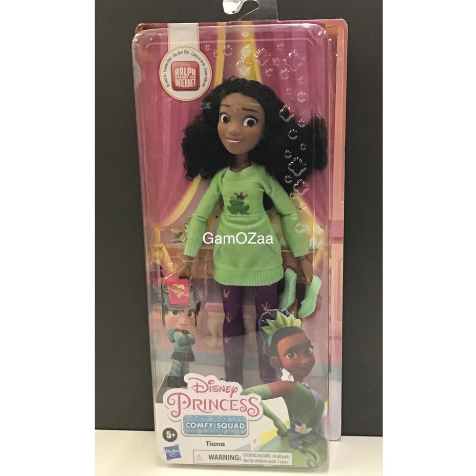 ตุ๊กตาเจ้าหญิงดิสนีย์ ทิอาน่า ดิสนีย์ การันตีสินค้าแท้ 100% Hasbro Disney Princess Comfy Squad Tiana