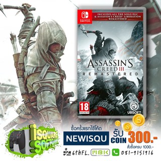 Nintendo Switch Assassins Creed III Remastered Eng Version Game