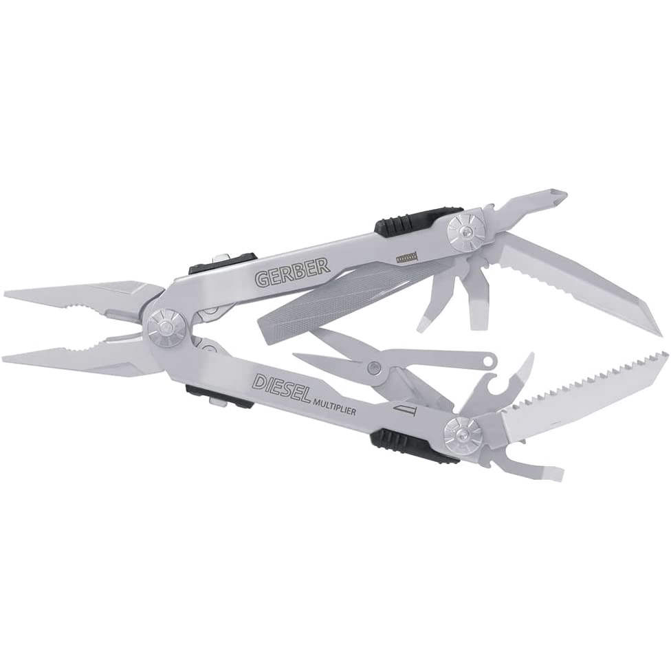 ชุุดเครื่องมืออเนกประสงค์พร้อมปลอก Gerber Gear 22-01470 Diesel Needle Nose Pliers Multitool13 Tools 