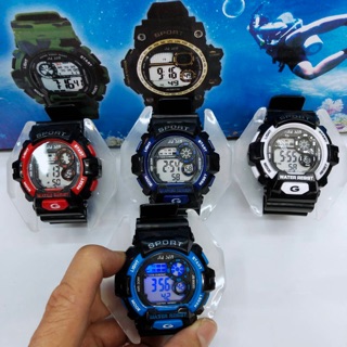 Sport watch ระบบดิจิตอลมีไฟหลายสี