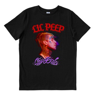 เสื้อยืดผ้าฝ้ายพิมพ์ลายแฟชั่น Lil PEEP - CRYBABY | เสื้อยืด พิมพ์ลายวงดนตรี | เพลงเมอร์ช | Unisex | วงดนตรี MERCH | เสื้