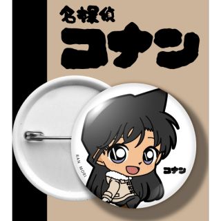 เข็มกลัด โคนัน BADGE CONAN DETECTIVE นักสืบจิ๋ว รัน โมริ RAN MORI