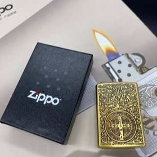 ไฟแช็ค Zippo กันลมกันน้ำไฟแช็กน้ำมันก๊าด