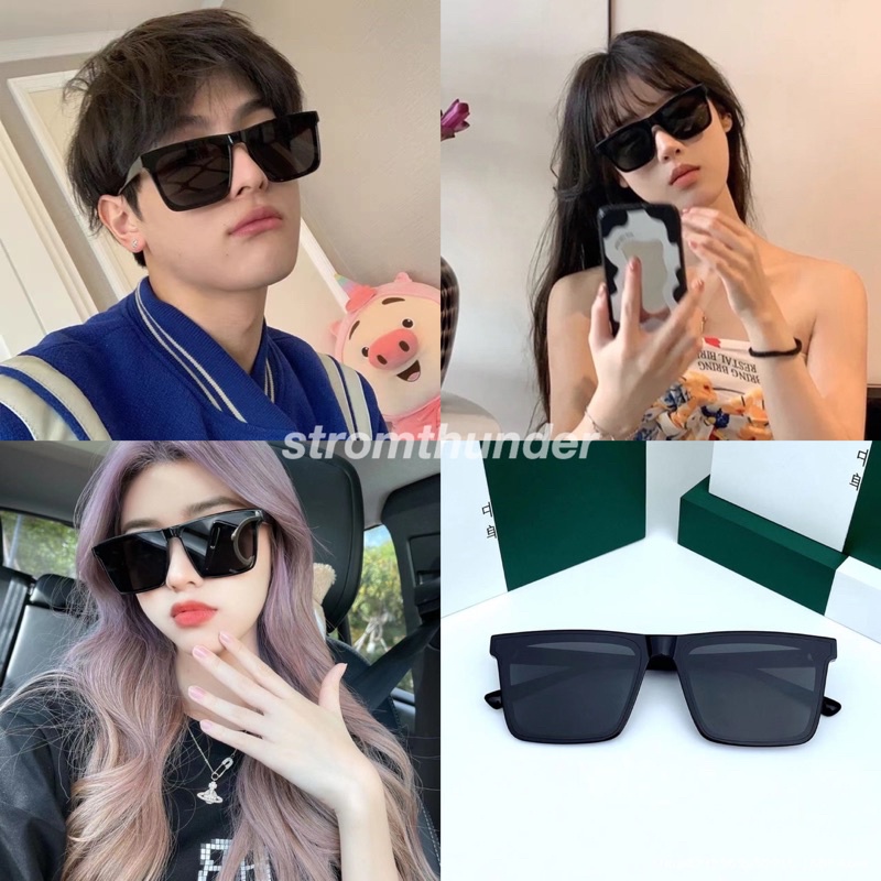 แว่นตากันแดด 2026 แว่นกันแดดผู้ชาย ผู้หญิง ทรงเหลี่ยม [ สินค้าพร้อมส่ง – โปรปัง