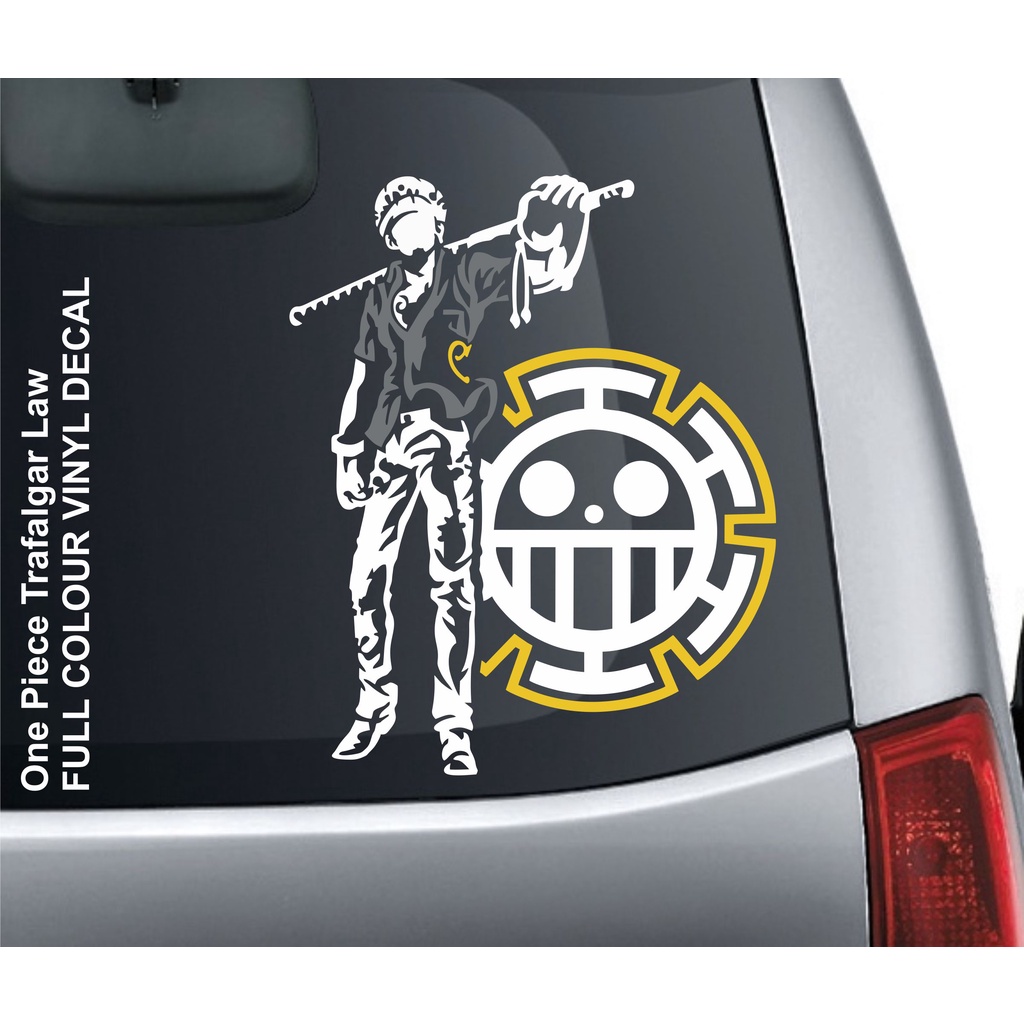 One Piece Trafalgar Law Anime Manga Cutting Sticker