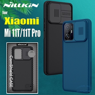 NILLKIN เคสไฟเบอร์ ป้องกันเลนส์กล้อง แบบสไลด์ได้ เพื่อความเป็นส่วนตัว สําหรับ Xiaomi 12T Pro Mi 11T Pro 5G