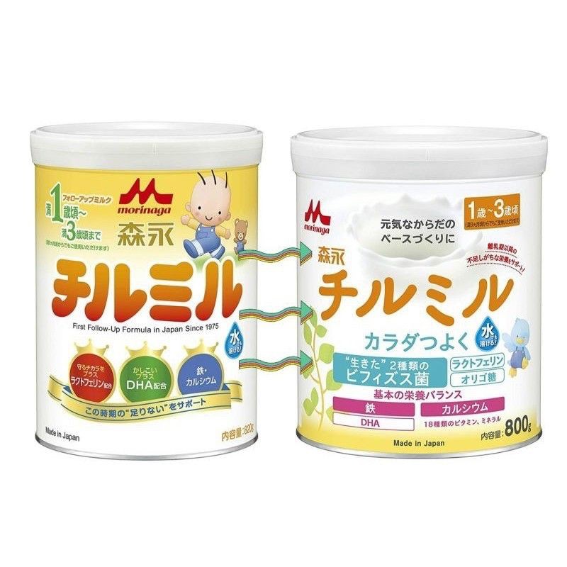 [พร้อมส่งทันที !!] MORINAGA CHIRUMIRU MILK POWDER เด็ก 9 เดือน - 3 ปี จากญี่ปุ่น ล๊อตใหม่ หมดอายุ 2025-2026