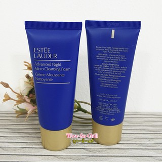 โฟมล้างหน้า 🥰 Estee Lauder Advanced Night Micro Cleansing Foam ขนาดทดลอง 30 ml. ของแท้ 100%