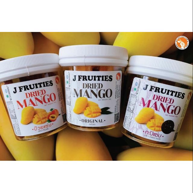 มะม่วงอบแห้ง Dried Mango J Fruities