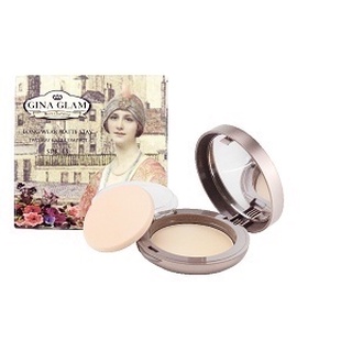 Gina Glam Long wear Matte Stay Cake Compact Powder #G40 : sivanna จีน่า กัมป์ แป้งพัฟ x 1 ชิ้น svl