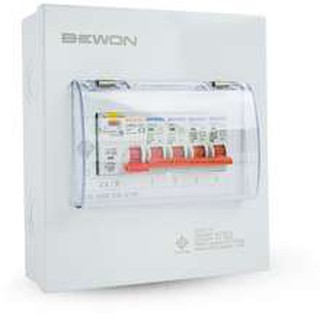 BEWON ตู้โหลดกันดูด ตู้คอนซูมเมอร์ยูนิต 4ช่อง มีRCBO เมน พร้อมลูก