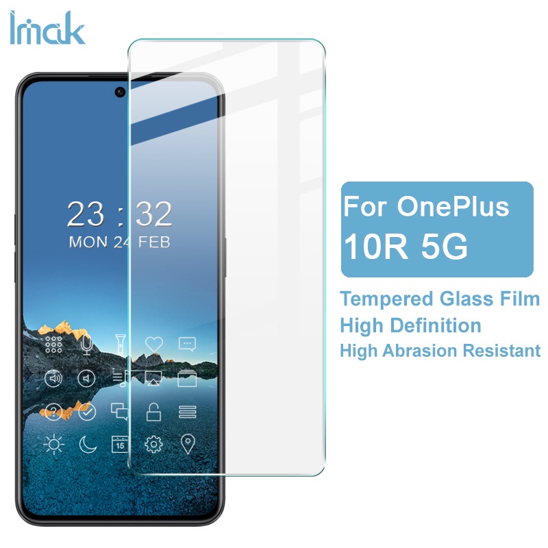 Imak OnePlus Ace 10R 5G 9H ฟิล์มกระจกนิรภัย One Plus 10R Ace 5G ป้องกันการระเบิด กันกระแทก ความแข็งสูง ฟิล์มกันรอยหน้าจอด้านหน้า