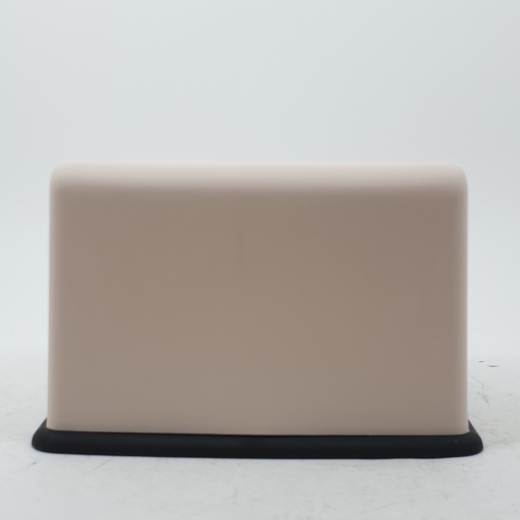 กล่องทิชชู่พลาสติกเหลี่ยม SGY015-BE ขนาด 13x17.5x11ซม. สีเบจ
