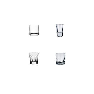 LITTLEHOME ถ้วย แก้ว แก้วเป๊ก แก้วช็อต แก้วทำเทียน แก้วเทียนหอม แก้วน้ำ ตราลักกี้ Lucky Glass มี 4 แบบ