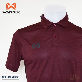 WARRIX เสื้อโปโล WA-PLA331 สีแดง RR วาริกซ์ วอริกซ์ ของแท้ 100%