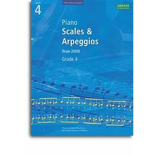 ABRSM Piano Scales and Arpeggios: From 2009 (Grade 4)