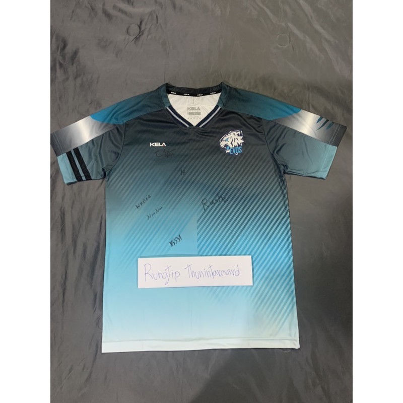 เสื้อทีม EVOS ปี 2019 และ 2020 พร้อมลายเซ็น