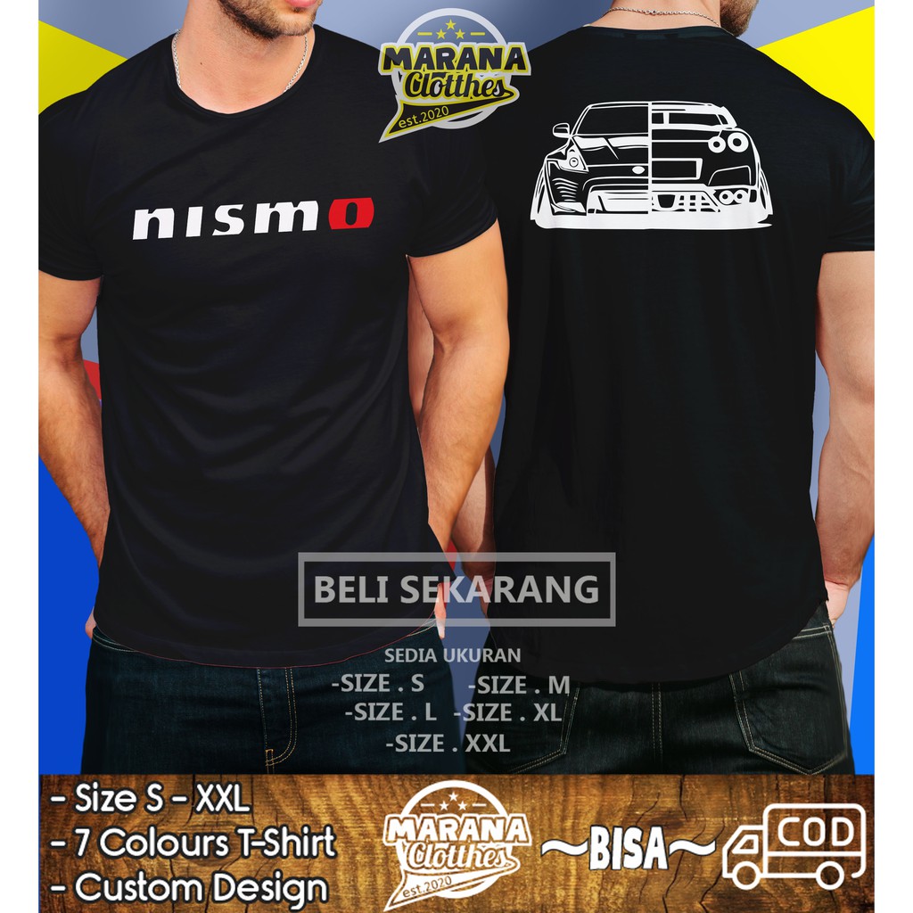 Nismo Nissan Skyline GTR เสื้อยืดรถยนต์ เสื้อผ้ายานยนต์