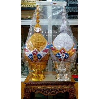 พานพุ่ม พุ่มเงินพุ่มทอง พานพุ่มเงินพุ่มทอง เบอร์ 5, 6, 7, 8 , 9 พานพุ่มเงินทอง พานพุ่มผ้า พานพุ่มผ้าเงินทอง พานพุ่ม
