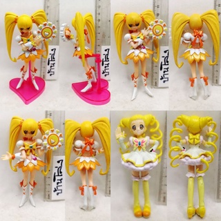 (แท้/มือ2ไม่มีฐาน) Bandai Yes! Precure 5 Cure Lemonade Yes! Doll,Cure Sunshine,Cure Lemonade,พรีเคียว พริตตี้เคียว