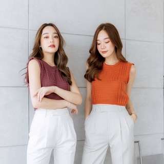 พร้อมส่ง 07.02.21🥃 เสื้อครอปไหมพรม ทอลาย ผ้านิ่มละมุน ทรงน่ารัก สวยทุกสีเลย