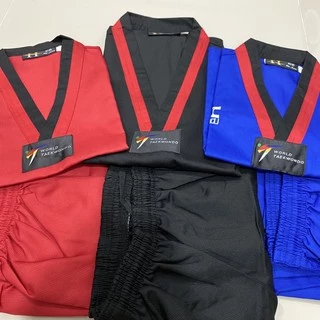 A5# เสื้อดำ+กางเกงดำ เบอร์100-180 ชุดเทควันโด้สีดำ ชุดเทควันโด ชุดเทควันโด้เด็ก ชุดเทควันโด้ผู้ใหญ่ ชุดสีเทควันโด สีดำ