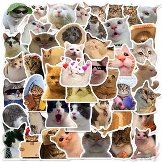 50ชิ้น/เซ็ต ❉ Q สติ๊กเกอร์อิโมจิแมวคนดังทางอินเทอร์เน็ตตลก 02 ❉ DIY แฟชั่นสติ๊กเกอร์ Doodle กันน้ํา