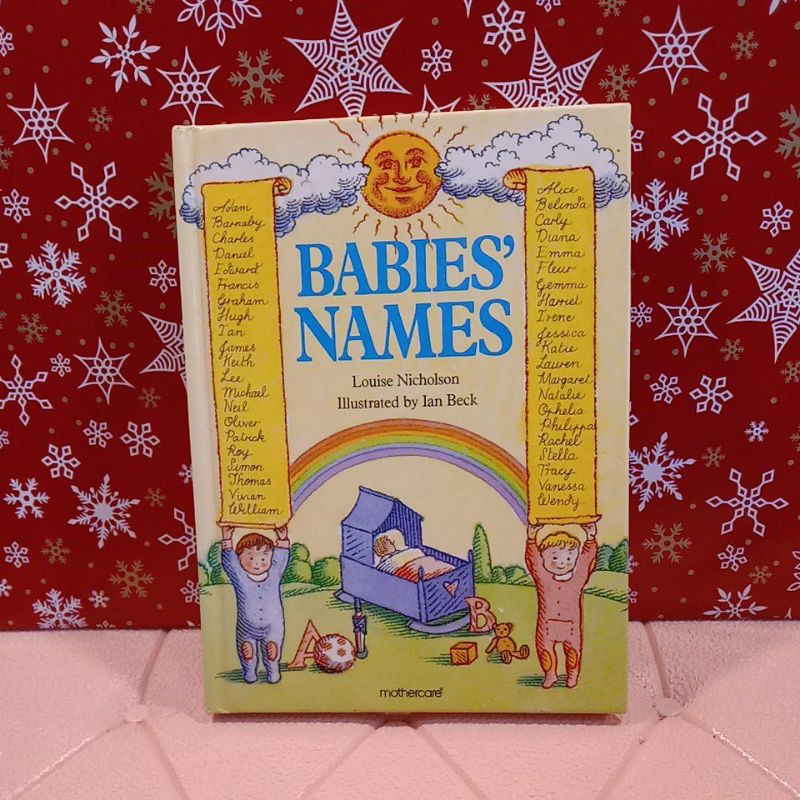 babies' names louise nicholson ปกแข็งมือสอง-aj4/1