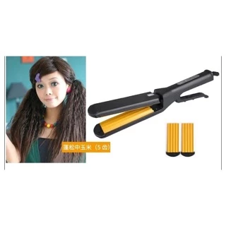 หนีบผม 4in1 CKL 1044 แบบเปลี่ยนเเผ่นได้ หนีบตรง ลอน กลาง เล็ก ใหญ่