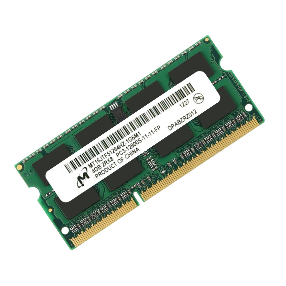 Micron 4GB PC3-12800 DDR3 1600MHz 204Pin CL11 SODIMM KIT Notebook Memory  RAM LAPTOP AD34 | Shopee Thailand