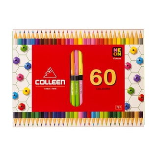 สีไม้ COLLEEN คอลลีน 2 หัว 60 สี