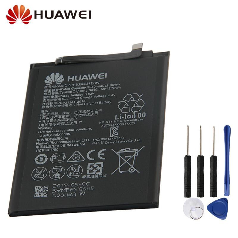 แบตเตอรี่เดิม HB356687ECW สำหรับ Huawei P30 Lite Nova 2S 2i 4E 2Plus Mate 10 Lite G10 Honor 7X mate SE Mate9 Lite 3i Hon