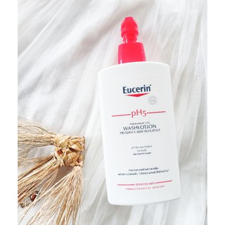 ครีมอาบน้ำ Eucerin pH5 WASHLOTION 1,000 ML รอของเข้า 3 วันค่ะ