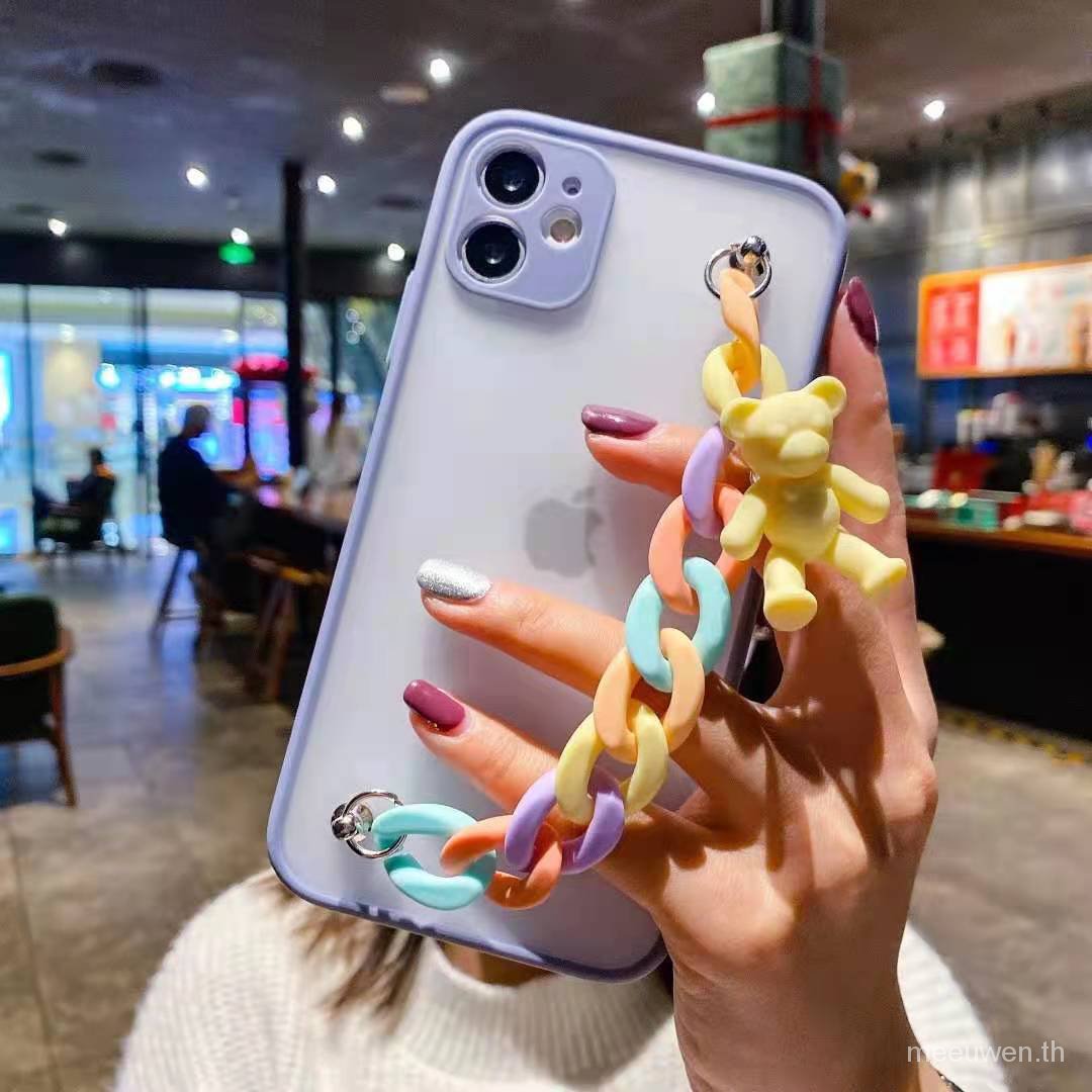 เคสโทรศัพท์มือถือลายการ์ตูนหมีสําหรับ Oppo A53 A15 A11K A9 A 5 A8 A31 A33 A52 A5S A7 A12 A7X A 5 A3S A91 A12E A72 F11 F9Pro Realme C1 #8