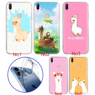 69no เคสโทรศัพท์มือถือแบบนิ่ม ลายอัลปาก้า ลามะน่ารัก สําหรับ VIVO Y22s Y16 Y02 Y01 Y02S V25 V25E X80 Pro