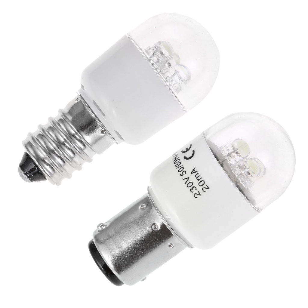 Snetman 1PCS BA15D E14 ในครัวเรือนจักรเย็บผ้าหลอดไฟ LED สําหรับนักร้อง Juki Pfaff Janome Brother AC 