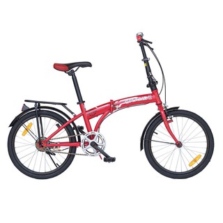 Folding bike FOLDING BIKE GRANDE SINGLE SPEED RED bike Sports fitness จักรยานพับ จักรยานพับ GRANDE SINGLE SPEED สีแดง จั